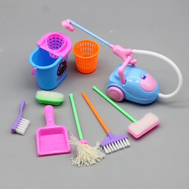 9PCS Miniature Doll House Clea - Tech House Accessories review and price