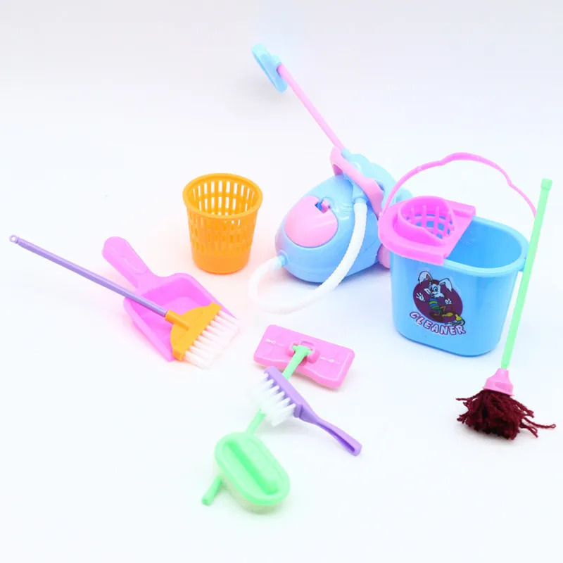 9PCS Miniature Doll House Clea - Tech House Accessories review and price