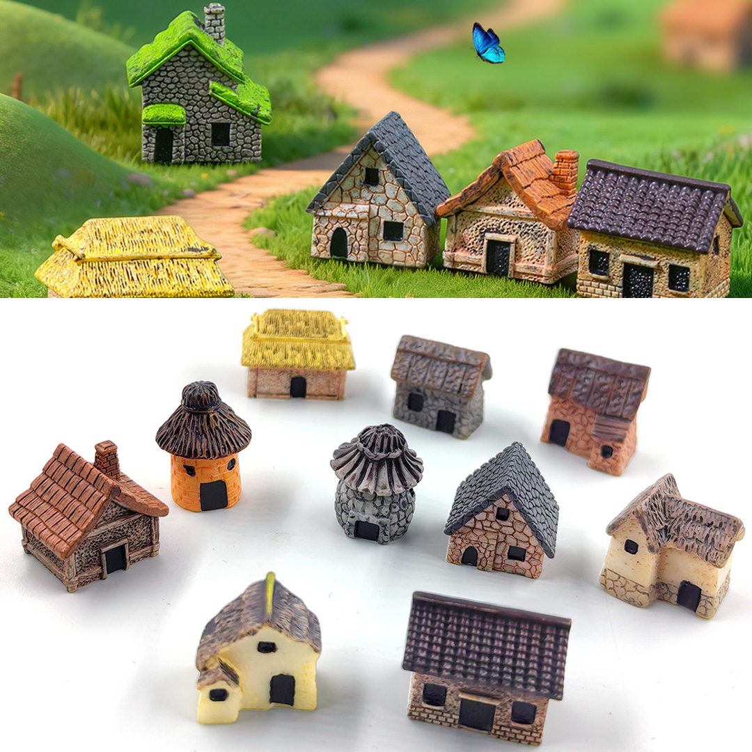 10Pcs New Small House Building - Tech House Accessories review and price