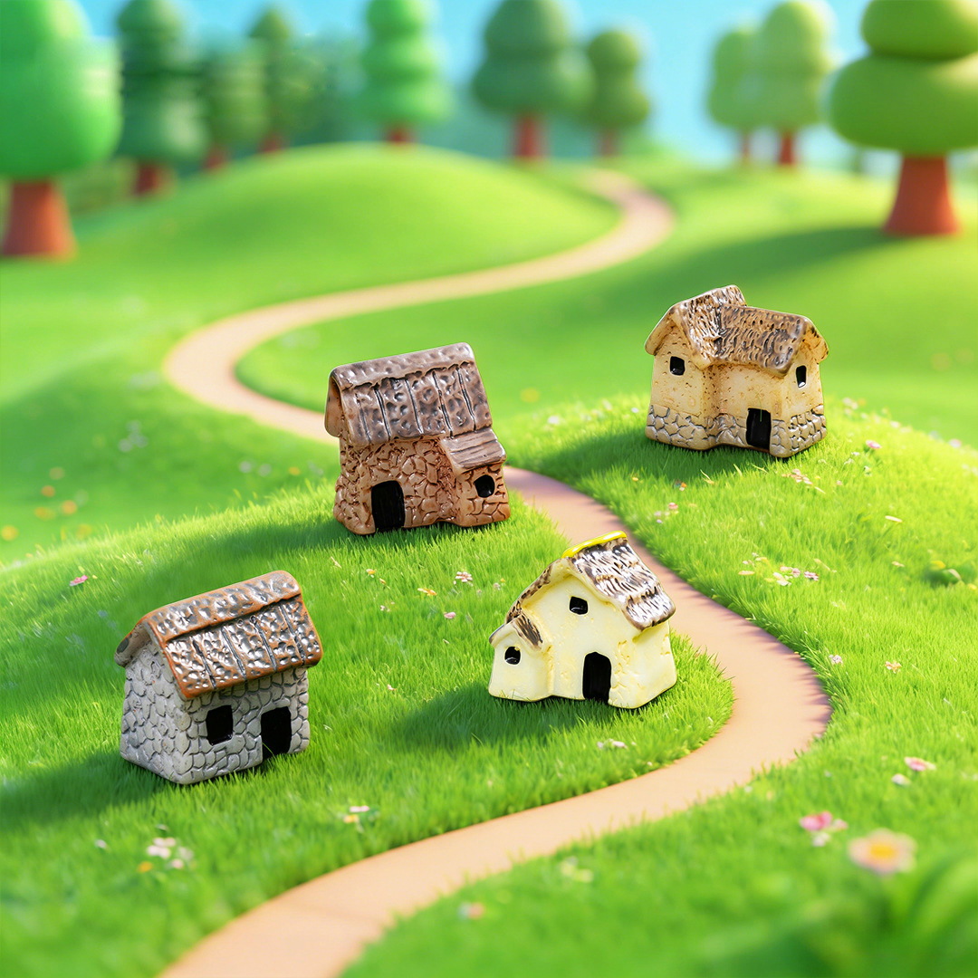 10Pcs New Small House Building - Tech House Accessories review and price