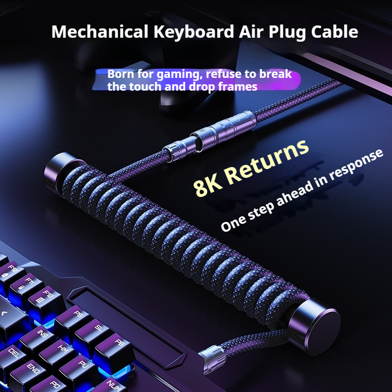 Eary 1.2m Coiled Keyboard Cabl - Tech Gaming Accessories review and price