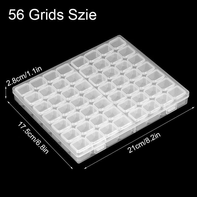 28/56 Grids Plastic Beads Stor - Tech Accessories Box review and price