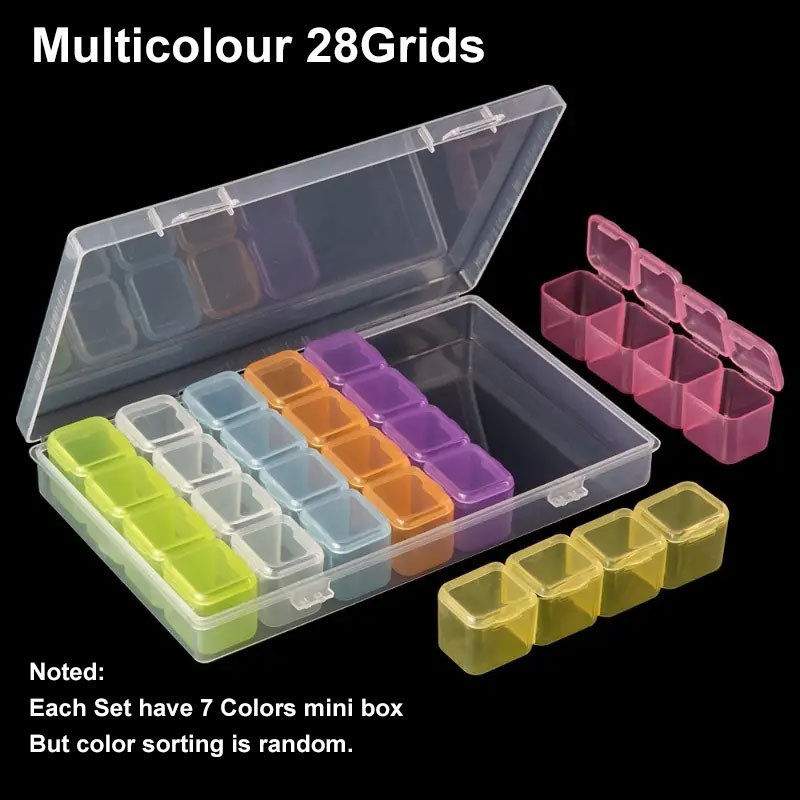 28/56 Grids Plastic Beads Stor - Tech Accessories Box review and price