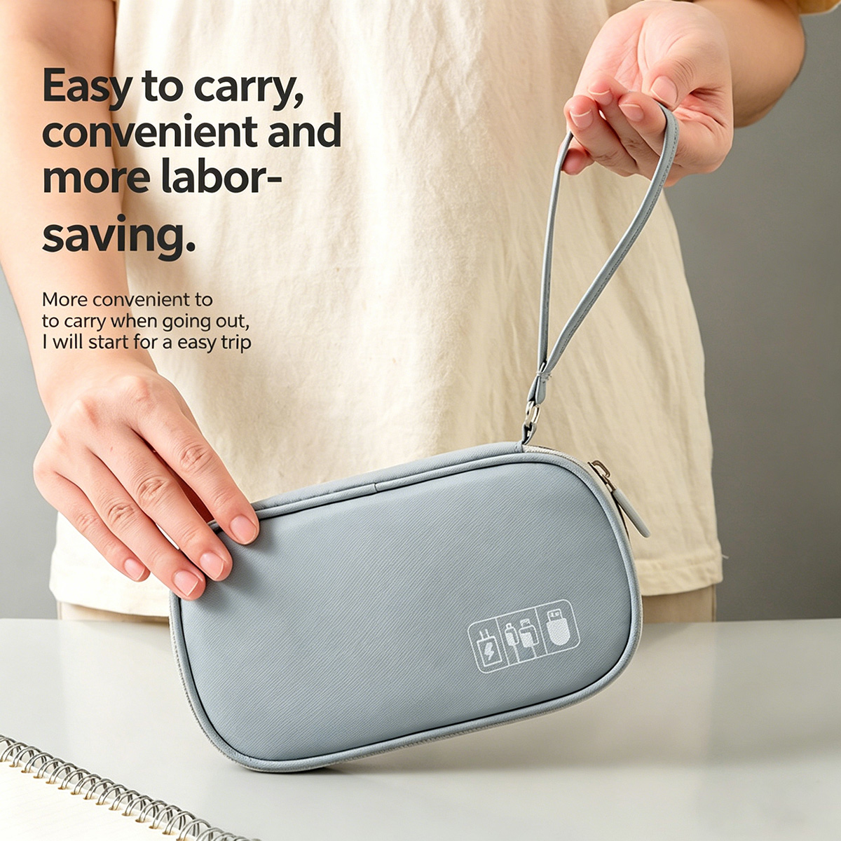 Portable Cable Organizer Bag F - Tech Accessories Box review and price
