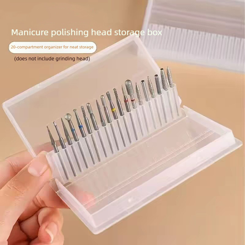 1/2/3PCS 20 Slots Clear Nail D - Tech Accessories Box review and price