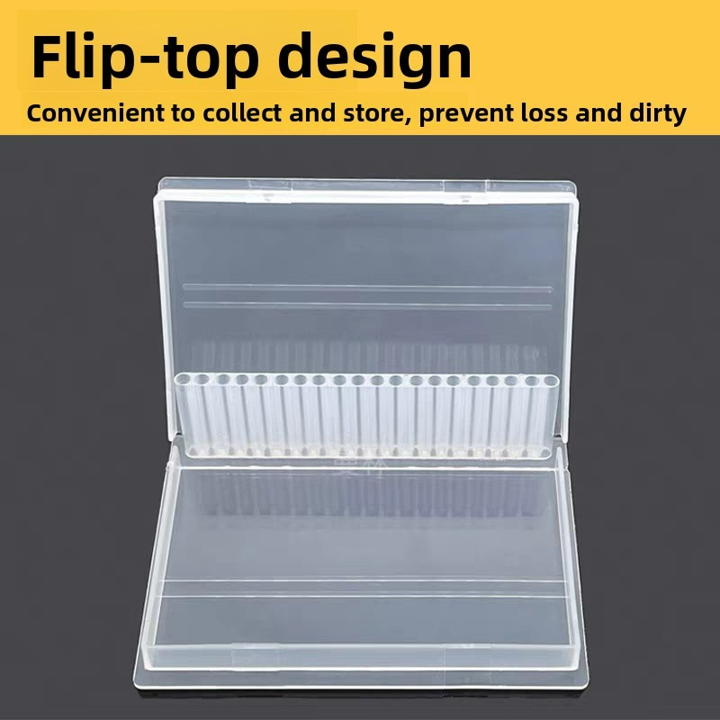 1/2/3PCS 20 Slots Clear Nail D - Tech Accessories Box review and price